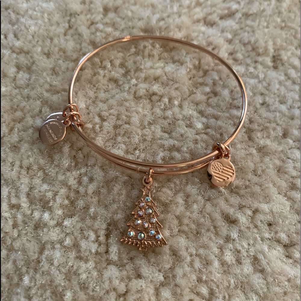 Alex and Ani Christmas Tree Bracelet